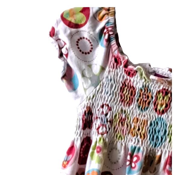 2 For $5 Sale Girl's J. Khaki Short Sleeve Shirred Dress Size 3T - Picture 3 of 8